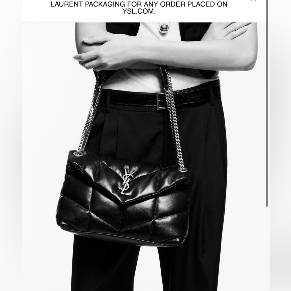 YSL SMALL PUFFER IN QUILTED NAPPA LEATHER
